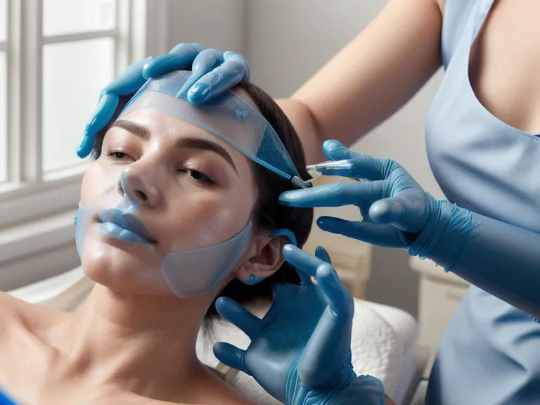 Estetista dosificando con precisión un ácido de peeling químico para cuidar la rentabilidad de la cabina