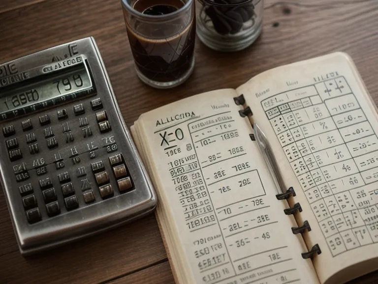 Calculadora y libreta de costos de una estetista independiente